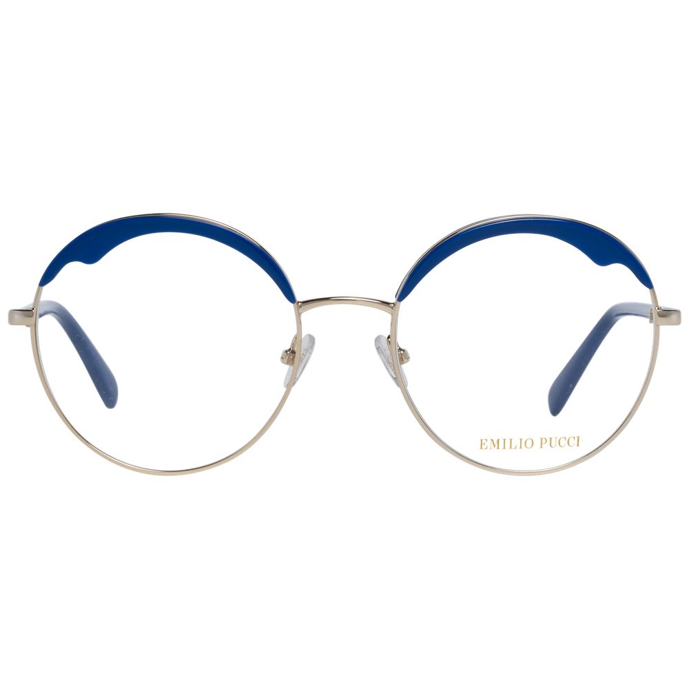 Blue Women Glasses Frame Emilio Pucci