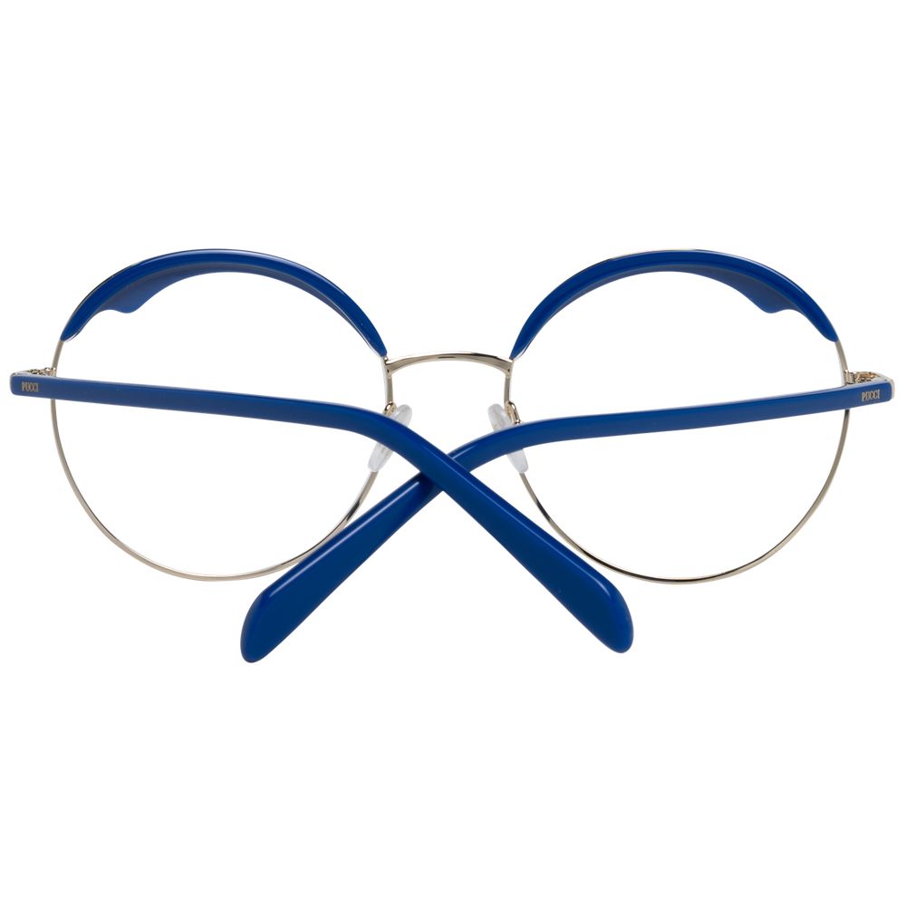 Blue Women Glasses Frame Emilio Pucci