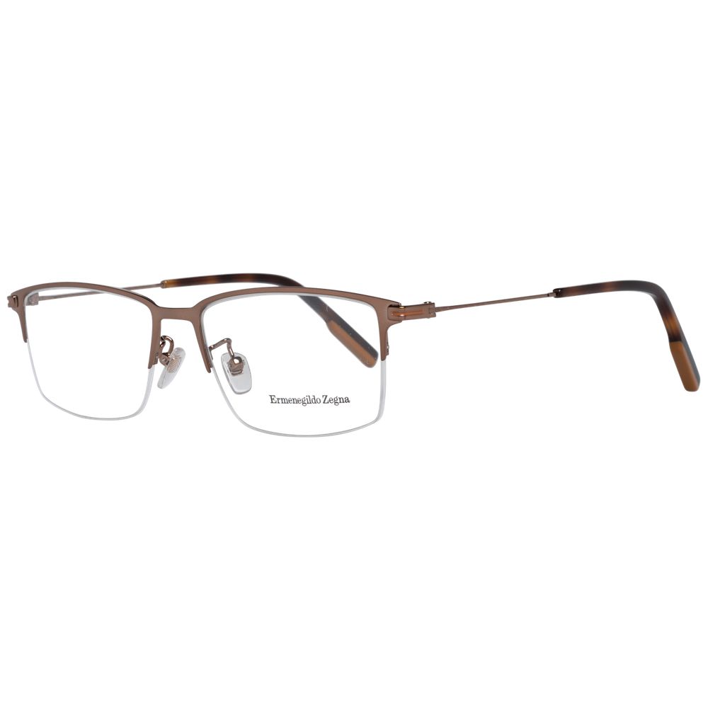 Bronze Men Glasses Frame Ermenegildo Zegna
