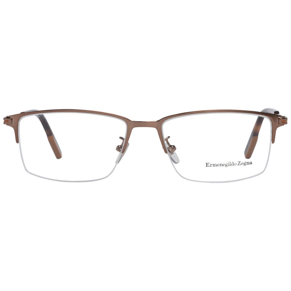 Bronze Men Glasses Frame Ermenegildo Zegna