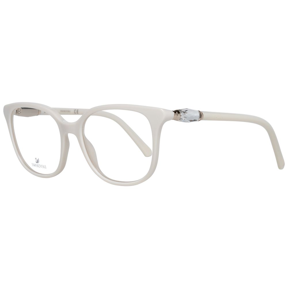 White Women Glasses Frame Swarovski