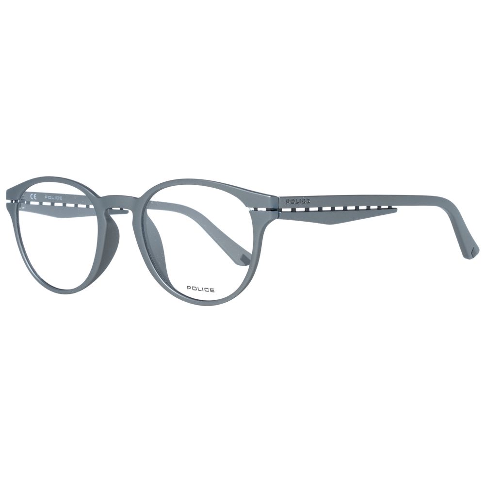 Gray Men Glasses Frame Police