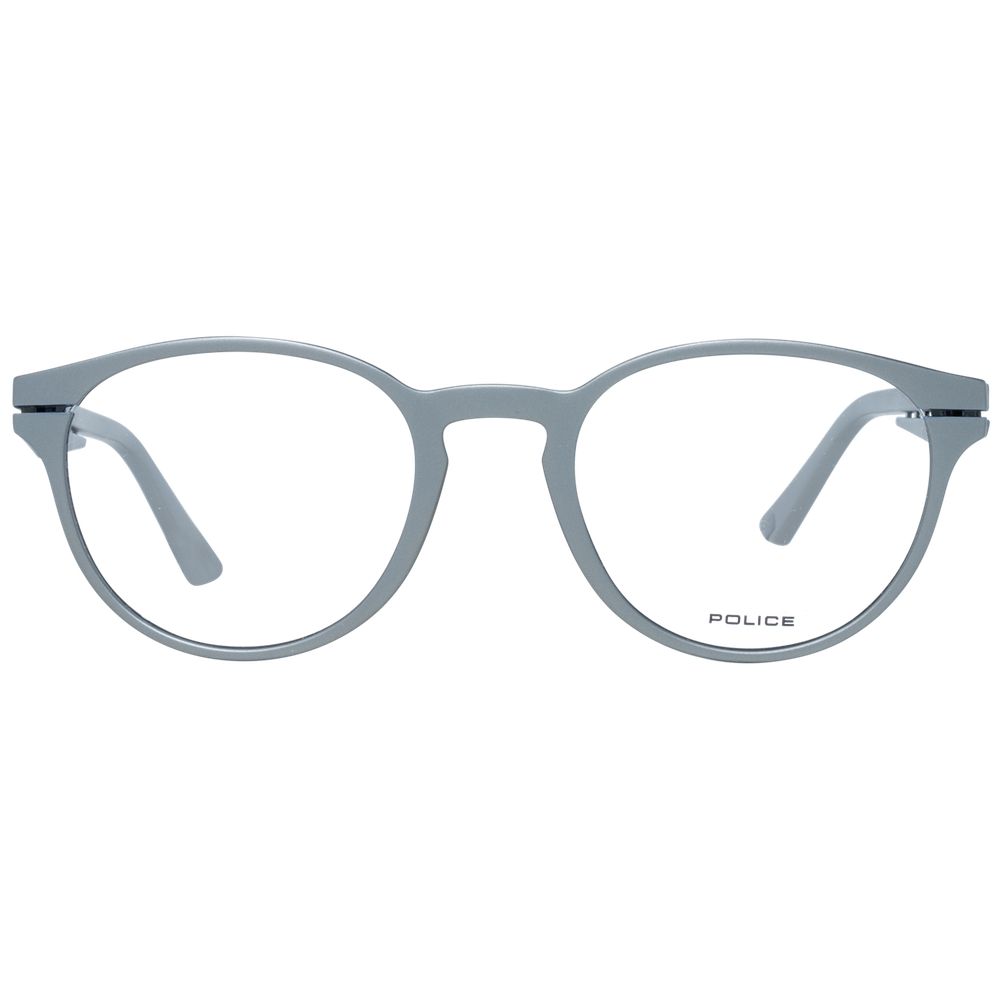 Gray Men Glasses Frame Police