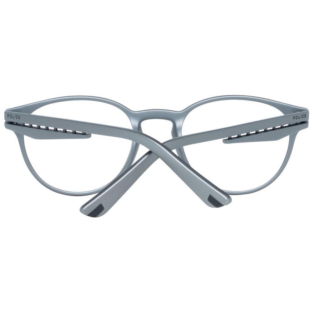 Gray Men Glasses Frame Police