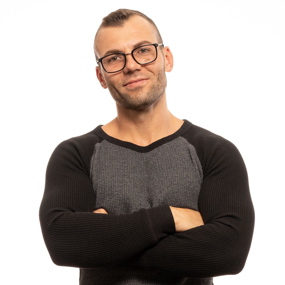 Black Men Glasses Frame Lozza