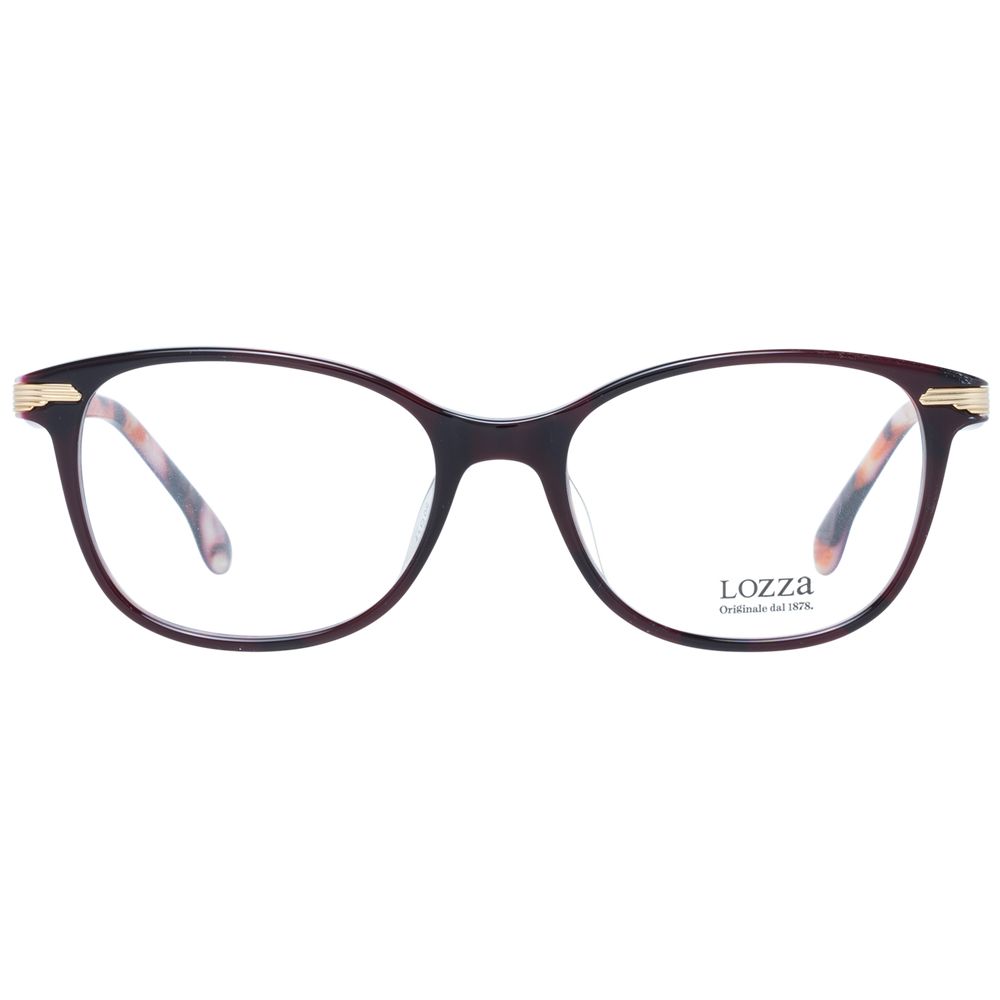 Burgundy Women Glasses Frame Lozza