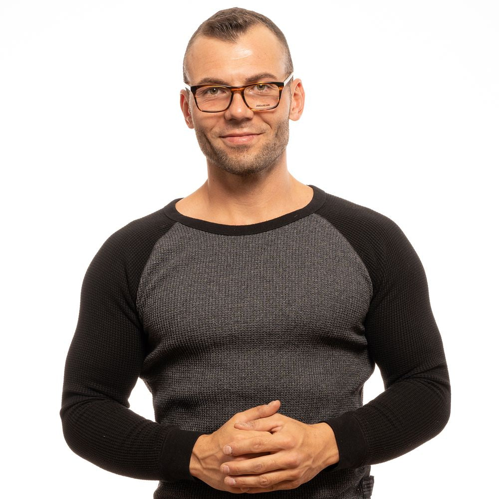 Brown Men Glasses Frame Zadig & Voltaire