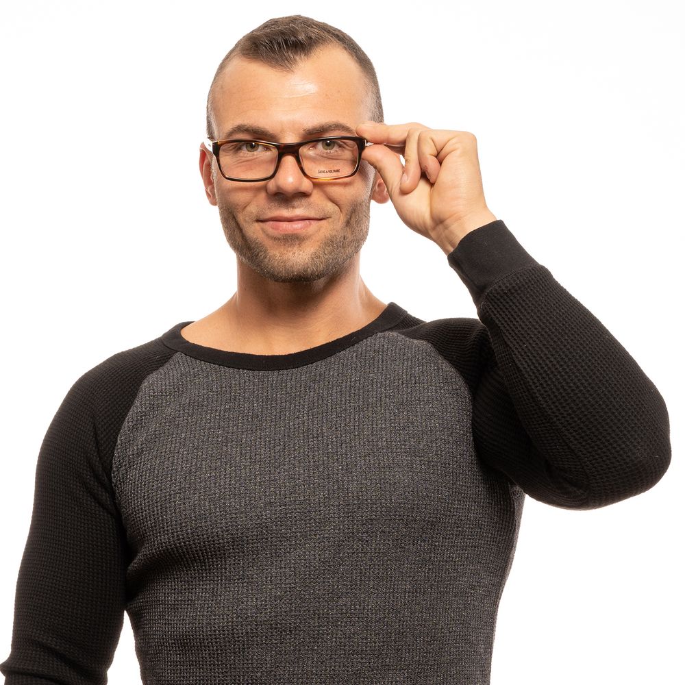 Brown Men Glasses Frame Zadig & Voltaire
