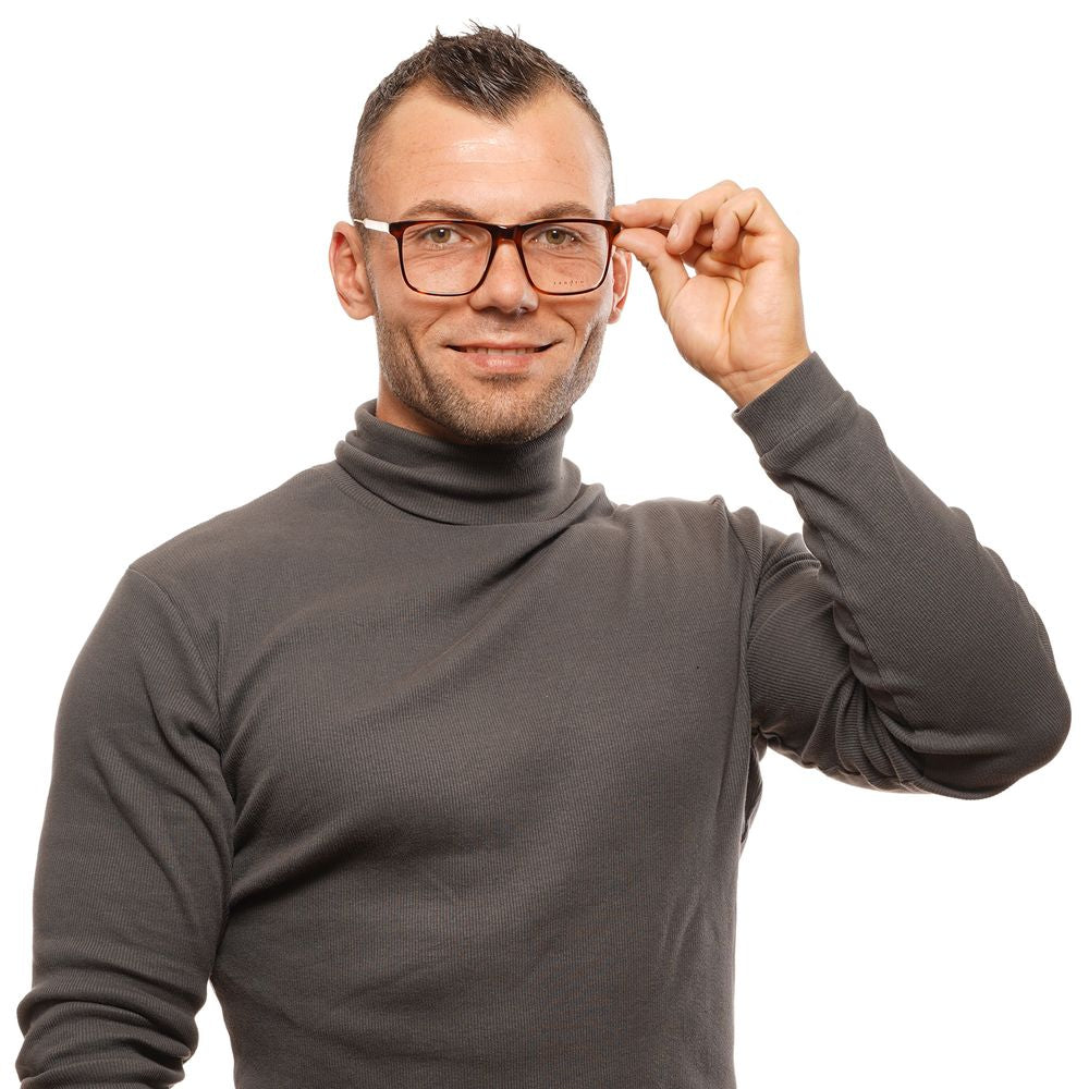 Brown Men Glasses Frame Sandro