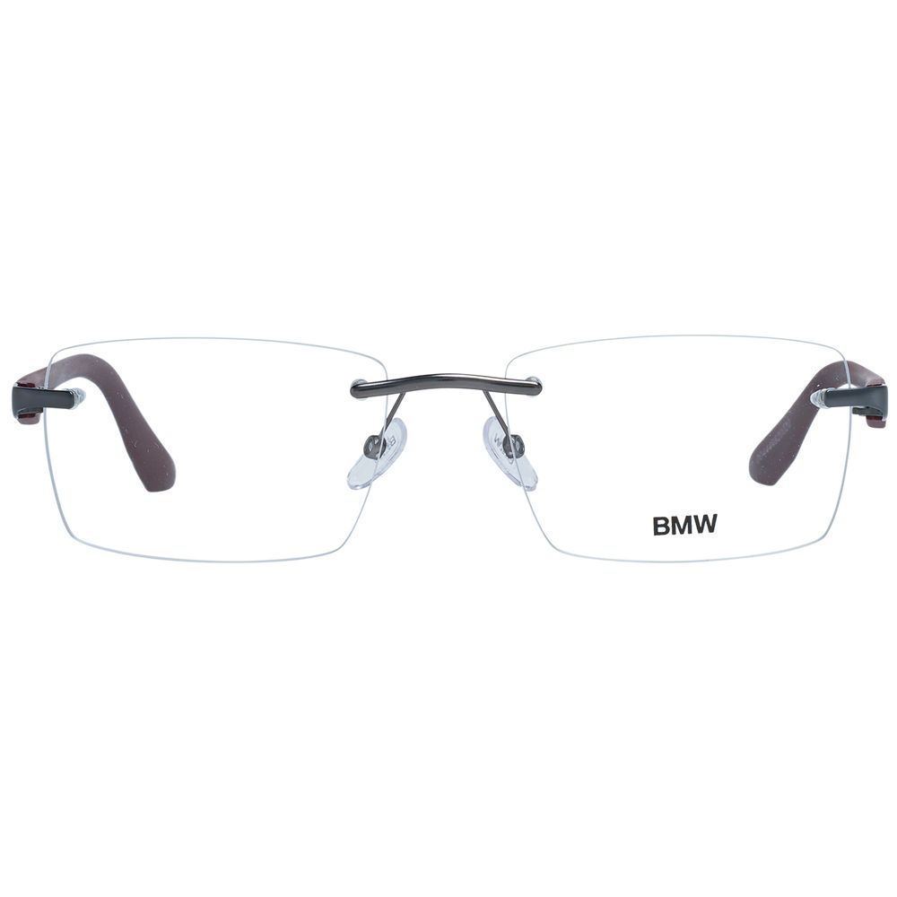 Gray Men Glasses Frame BMW