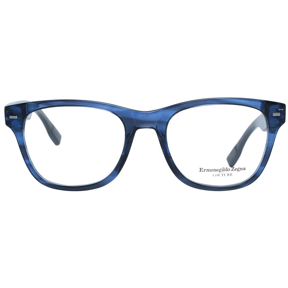 Blue Men Glasses Frame Ermenegildo Zegna