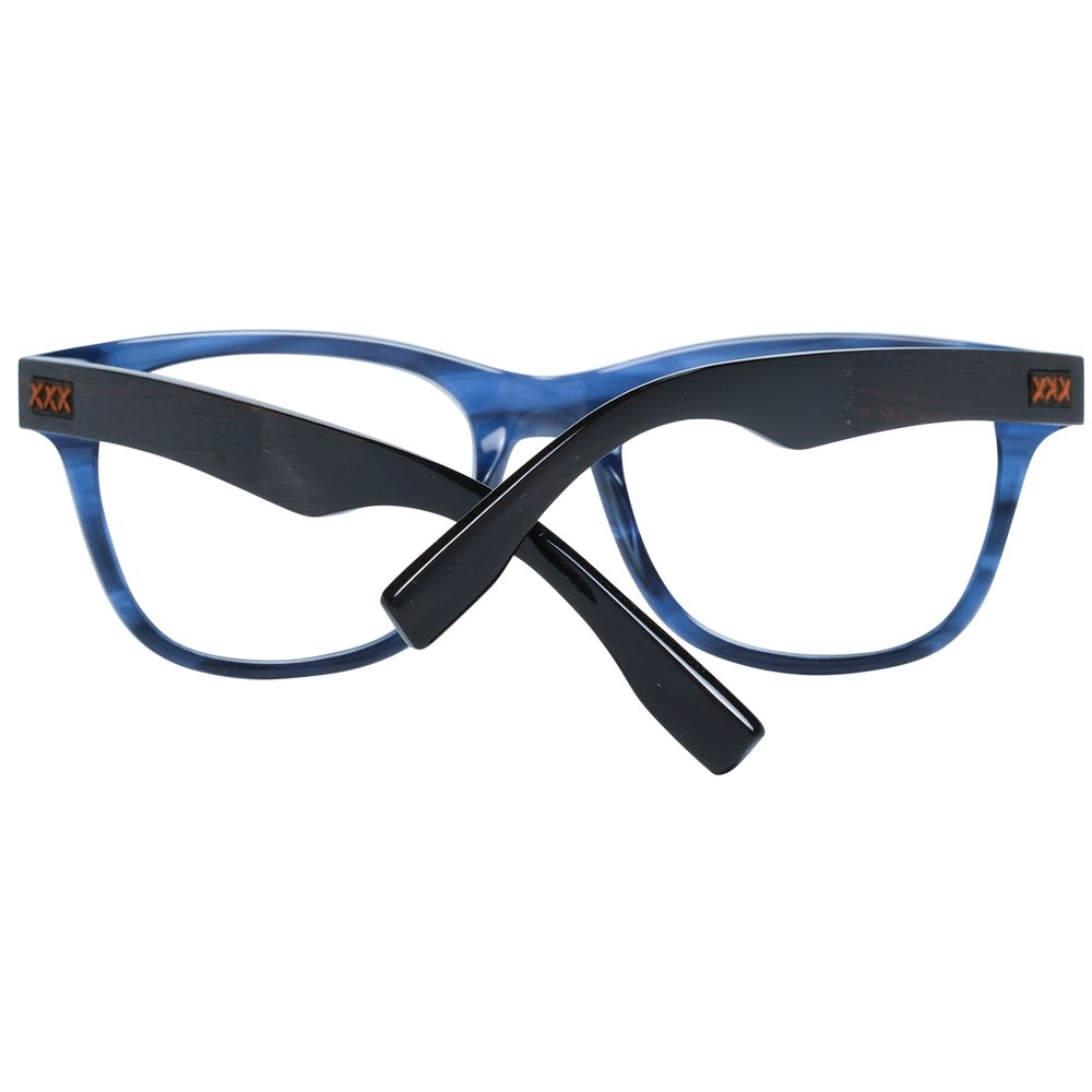 Blue Men Glasses Frame Ermenegildo Zegna