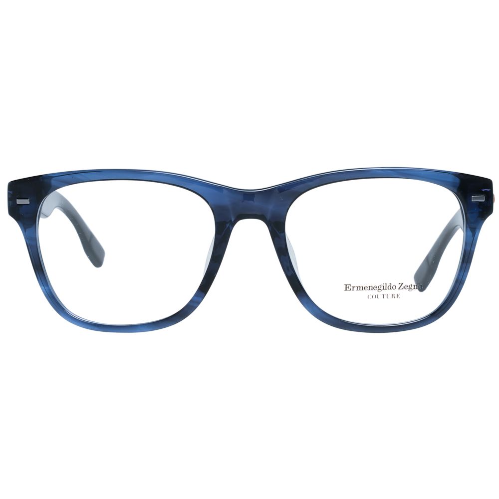 Blue Men Glasses Frame Ermenegildo Zegna