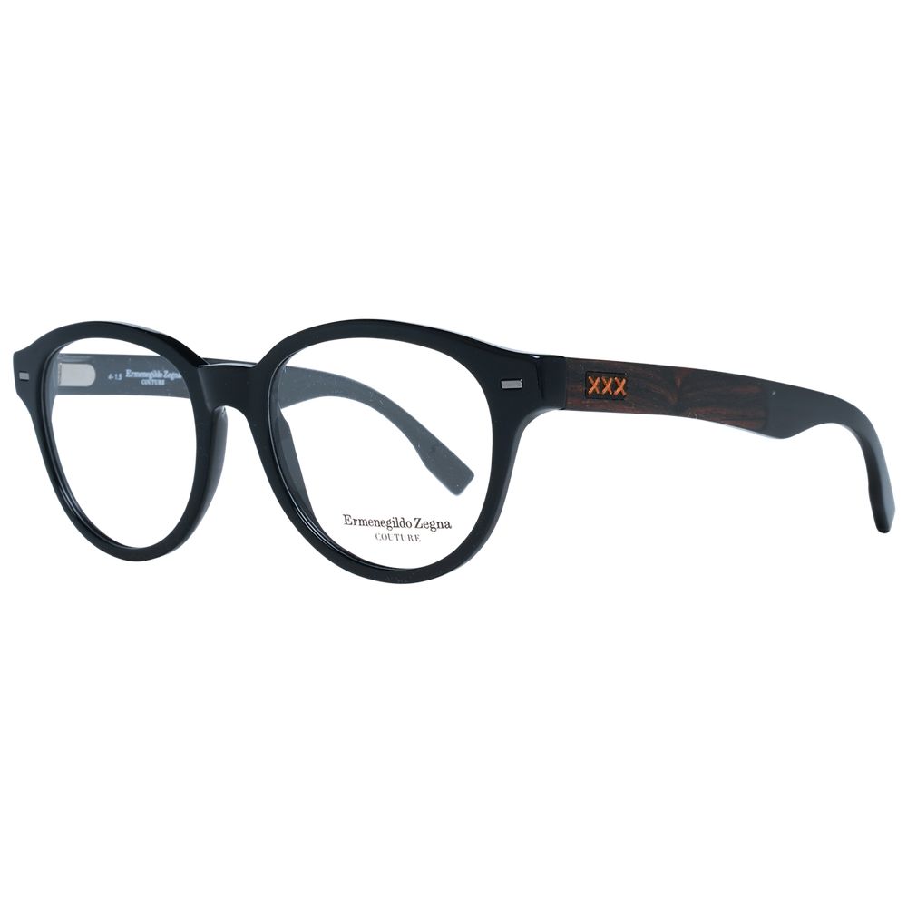 Black Men Glasses Frame Ermenegildo Zegna