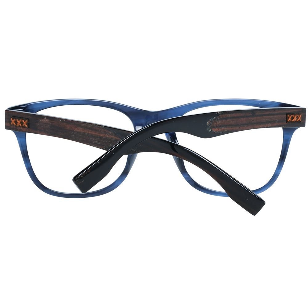 Blue Men Glasses Frame Ermenegildo Zegna