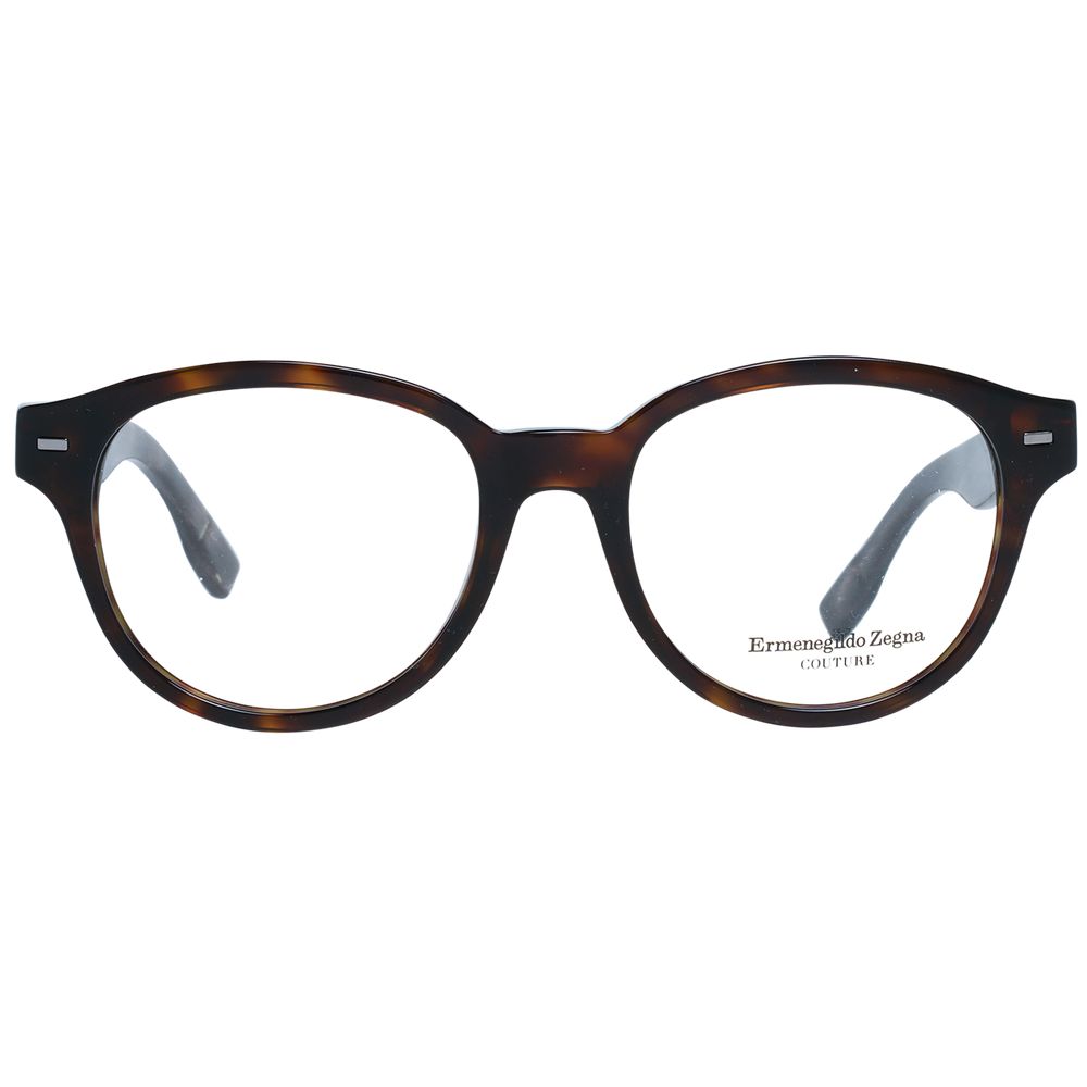 Brown Men Glasses Frame Ermenegildo Zegna