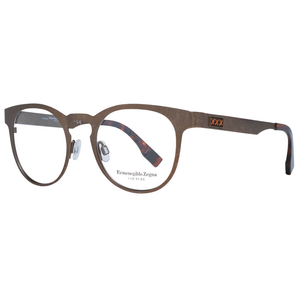 Bronze Men Glasses Frame Ermenegildo Zegna