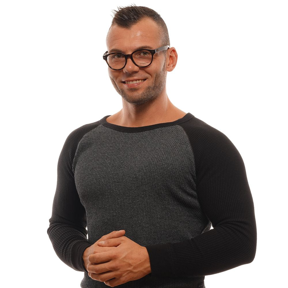Brown Men Glasses Frame Ermenegildo Zegna