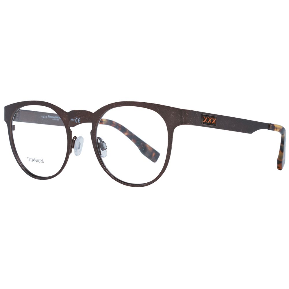 Bronze Men Glasses Frame Ermenegildo Zegna