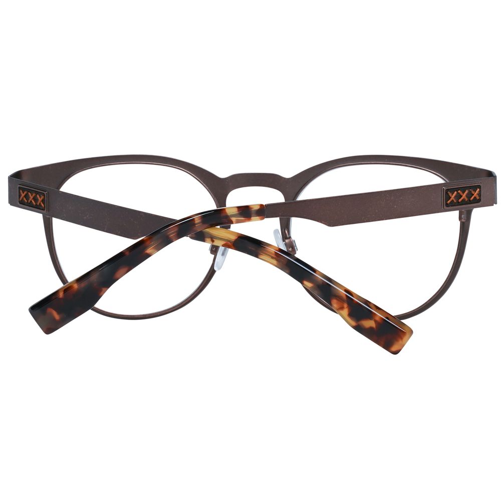 Bronze Men Glasses Frame Ermenegildo Zegna