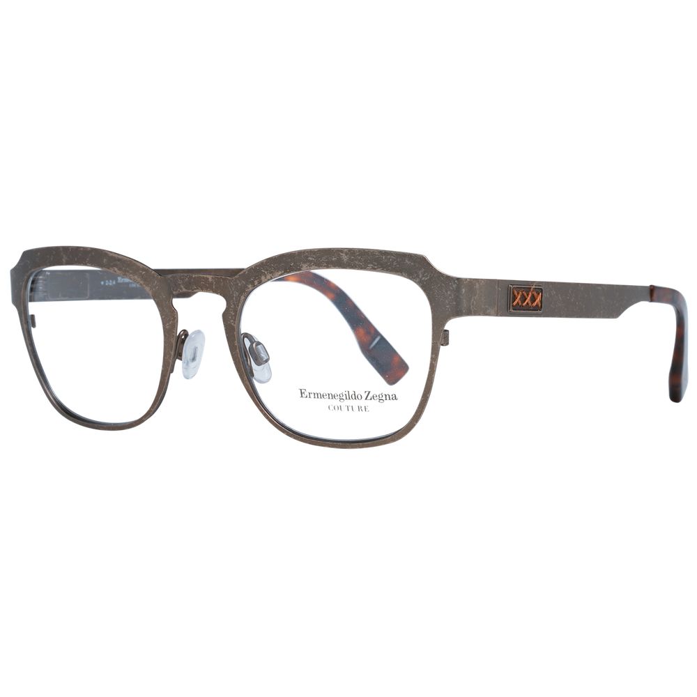 Bronze Men Glasses Frame Ermenegildo Zegna