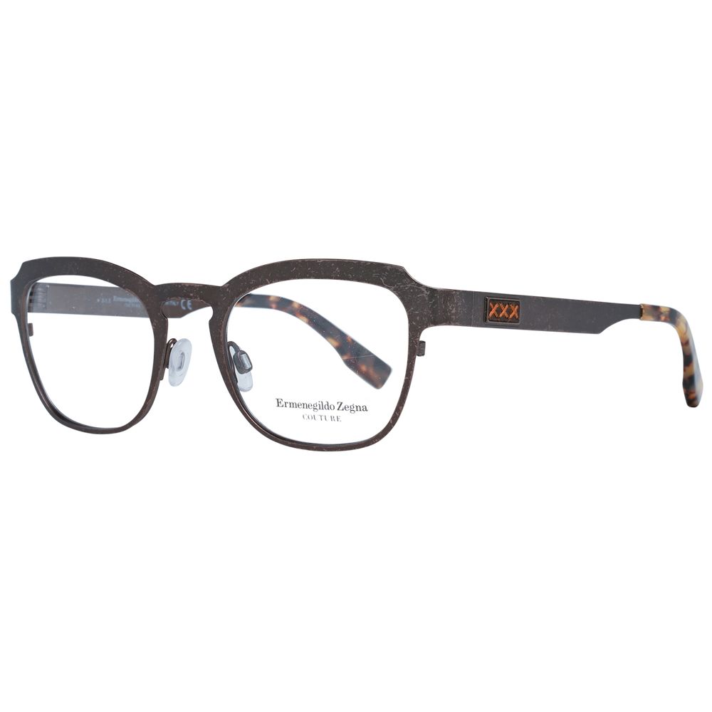 Bronze Men Glasses Frame Ermenegildo Zegna