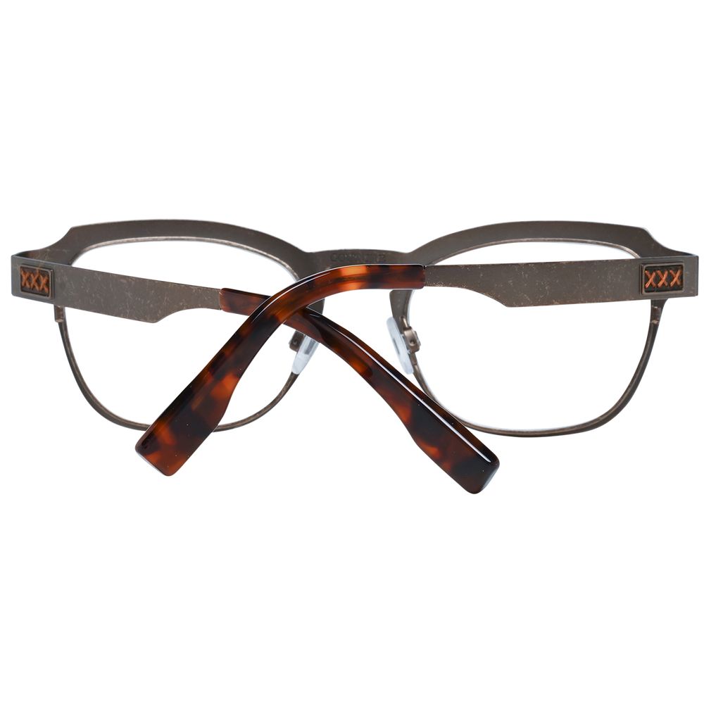 Bronze Men Glasses Frame Ermenegildo Zegna