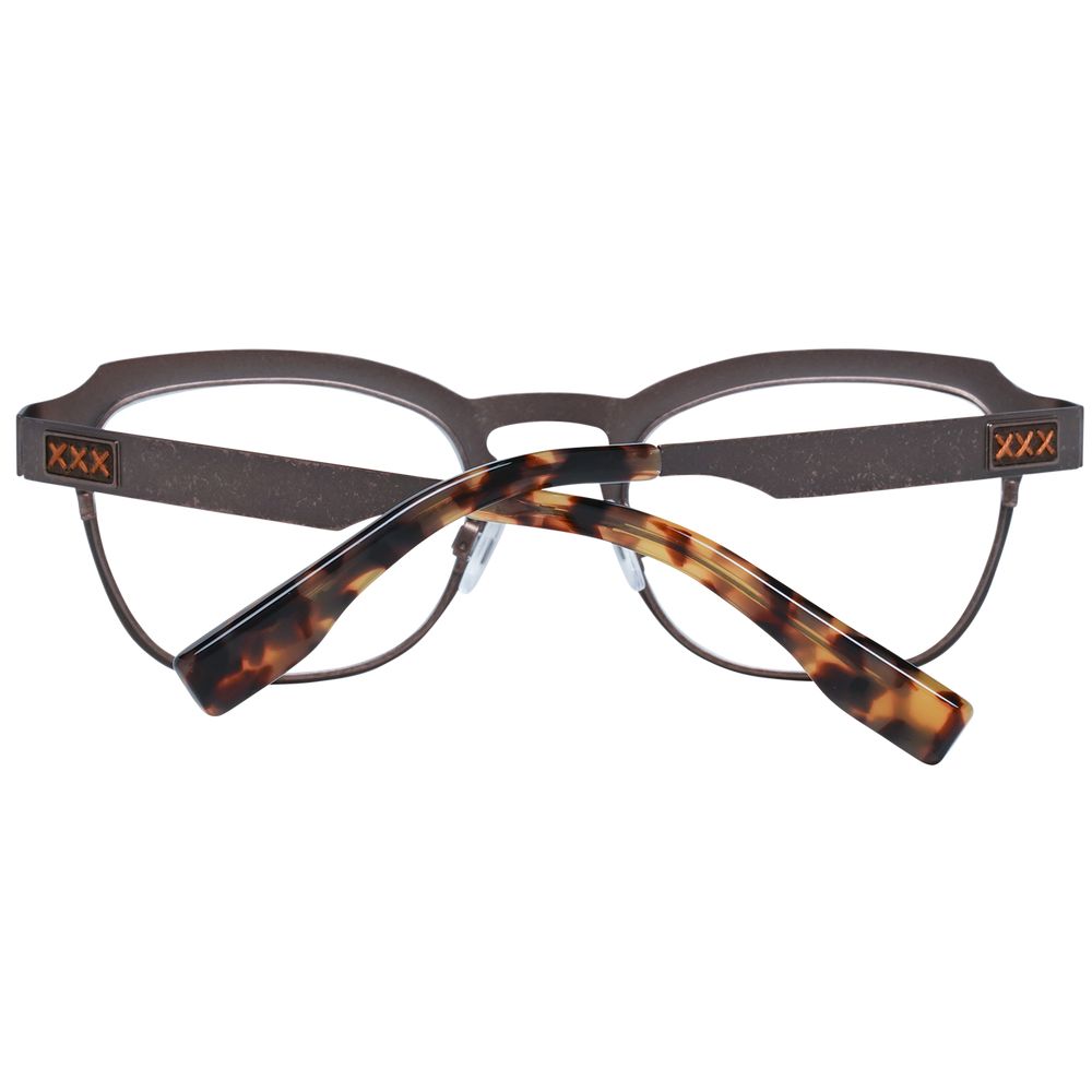 Bronze Men Glasses Frame Ermenegildo Zegna