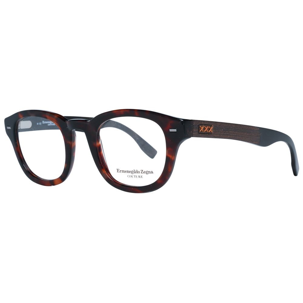 Brown Men Glasses Frame Ermenegildo Zegna