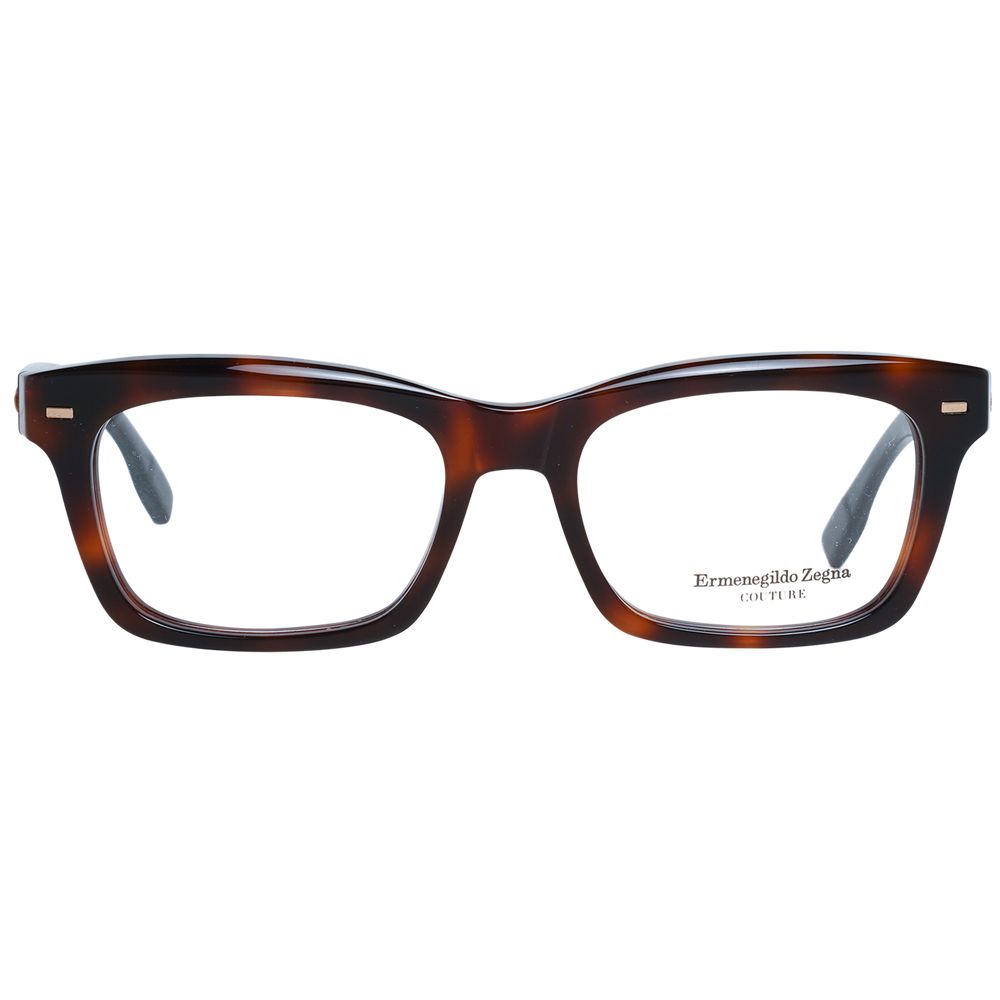 Brown Men Glasses Frame Ermenegildo Zegna