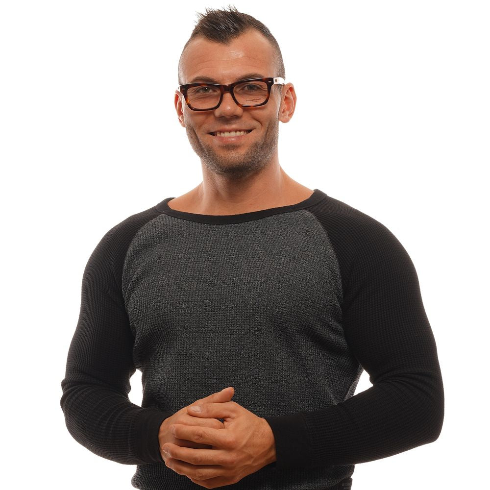 Brown Men Glasses Frame Ermenegildo Zegna