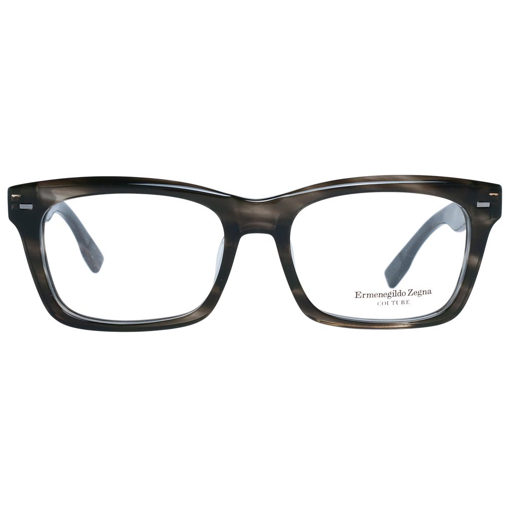 Gray Men Glasses Frame Ermenegildo Zegna