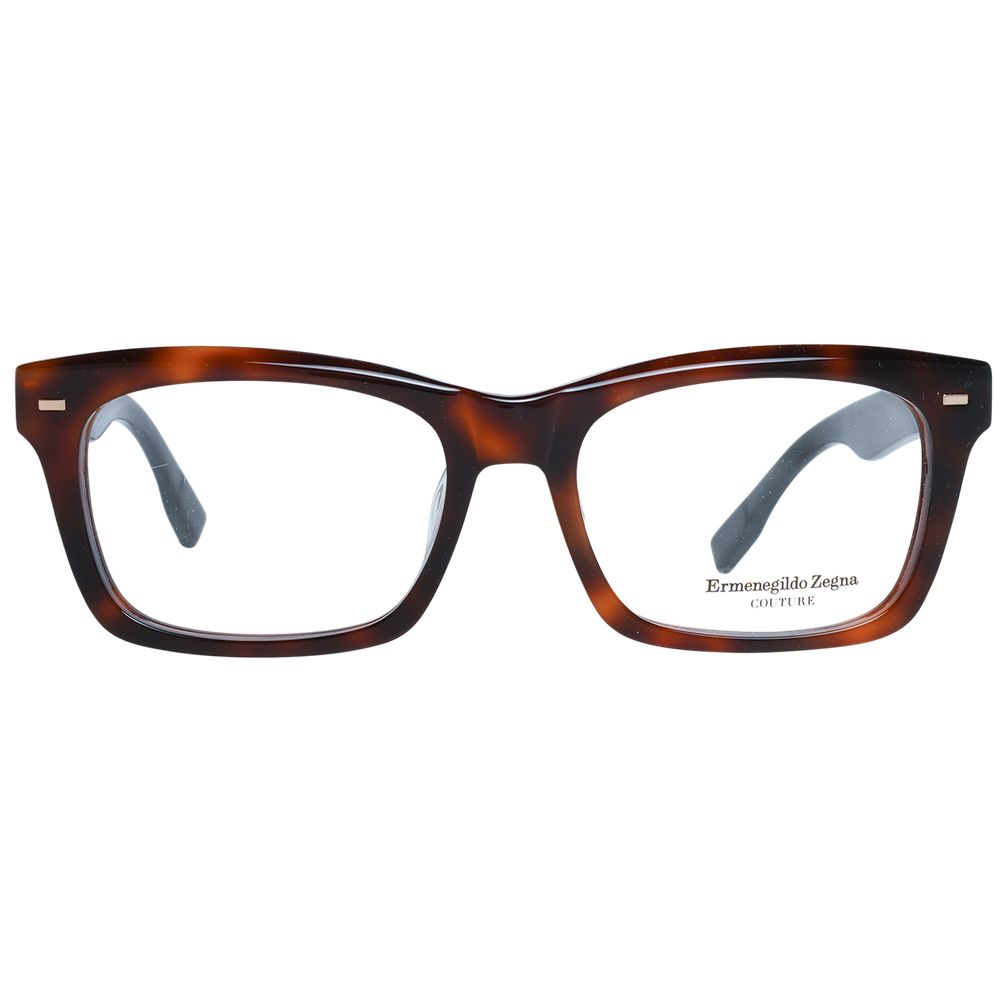 Brown Men Glasses Frame Ermenegildo Zegna