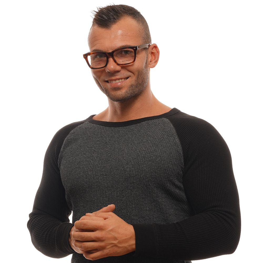 Brown Men Glasses Frame Ermenegildo Zegna
