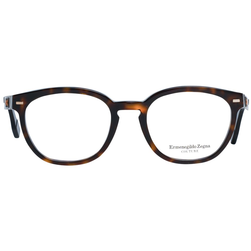 Brown Men Glasses Frame Ermenegildo Zegna
