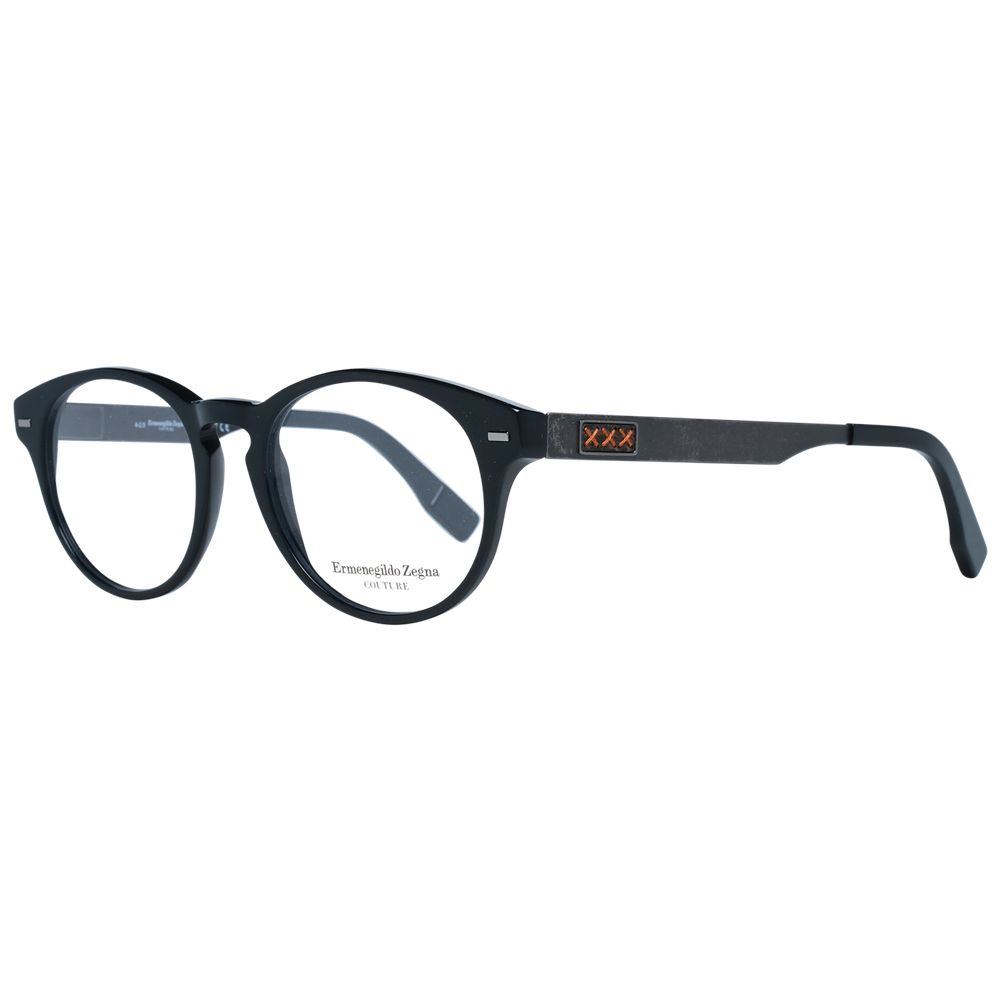 Black Men Glasses Frame Ermenegildo Zegna