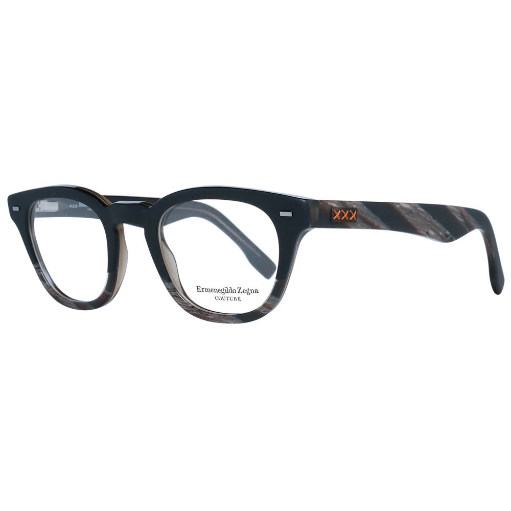Black Men Glasses Frame Ermenegildo Zegna
