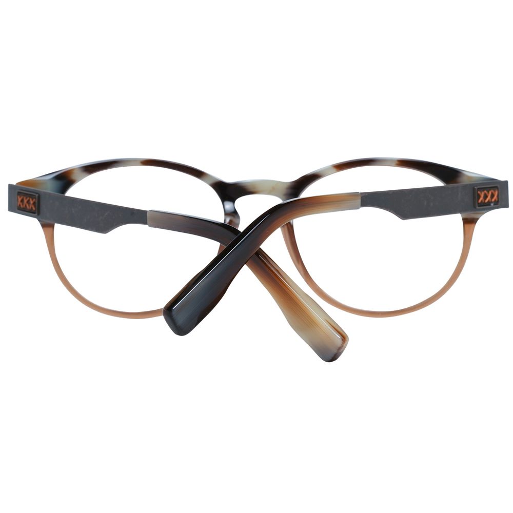 Brown Men Glasses Frame Ermenegildo Zegna