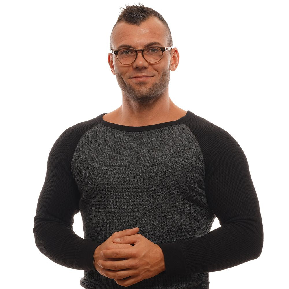 Brown Men Glasses Frame Ermenegildo Zegna