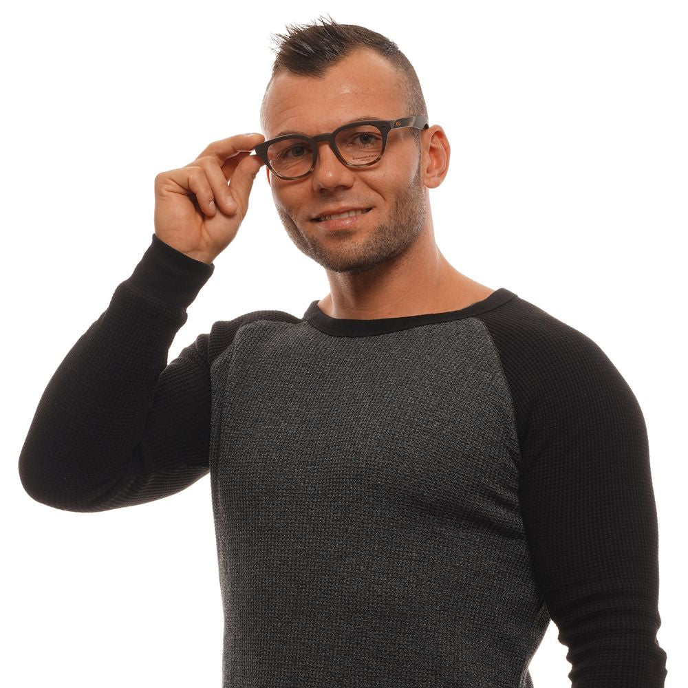 Brown Men Glasses Frame Ermenegildo Zegna