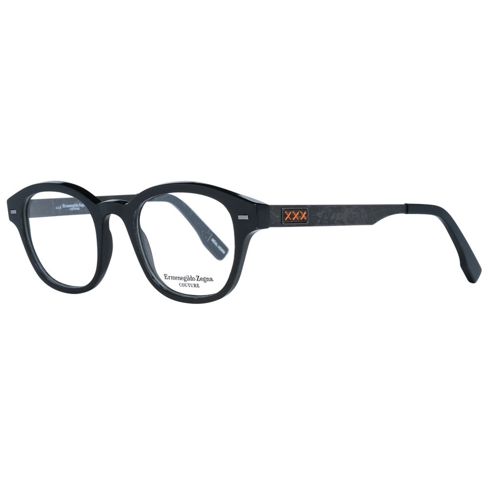 Black Men Glasses Frame Ermenegildo Zegna