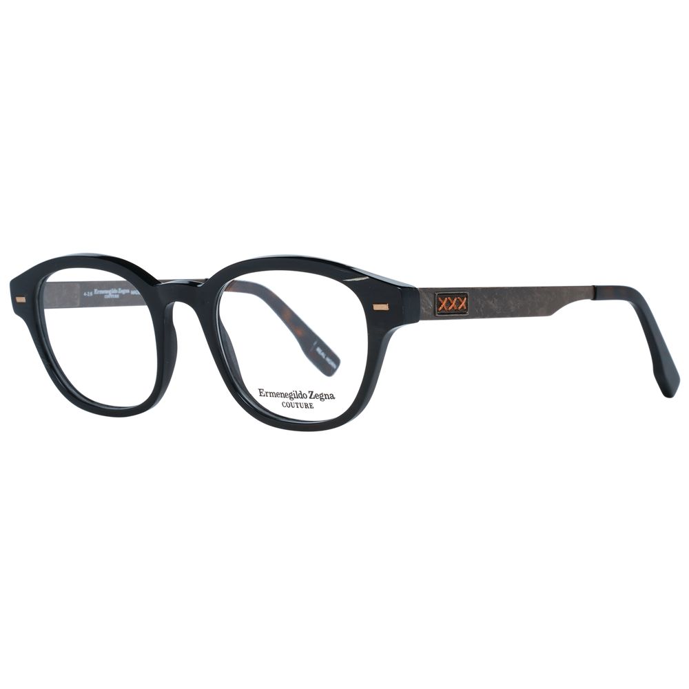 Black Men Glasses Frame Ermenegildo Zegna