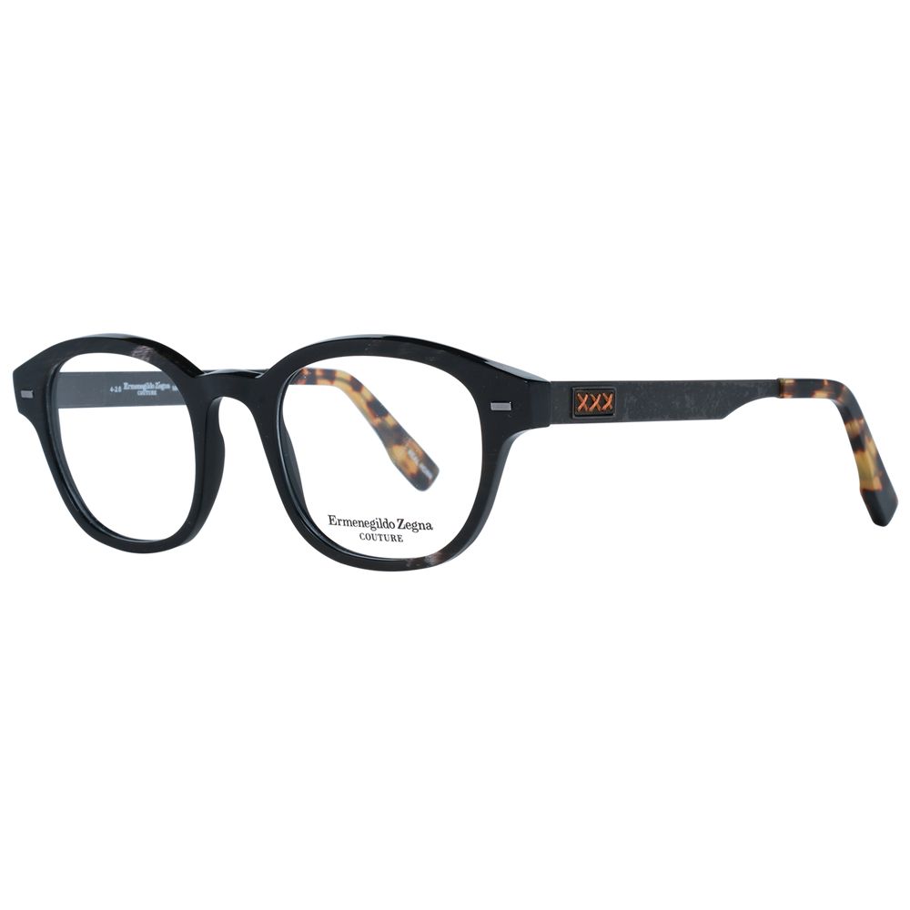 Brown Men Glasses Frame Ermenegildo Zegna