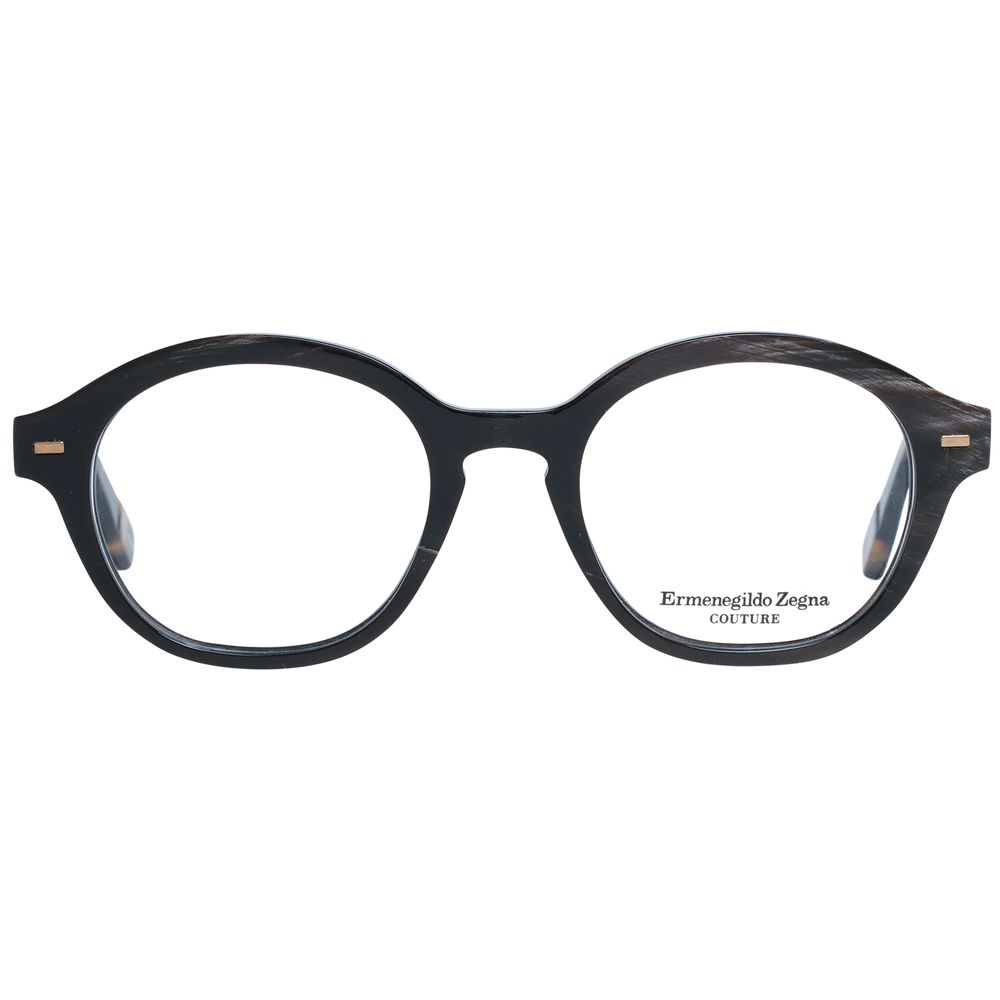 Brown Men Glasses Frame Ermenegildo Zegna