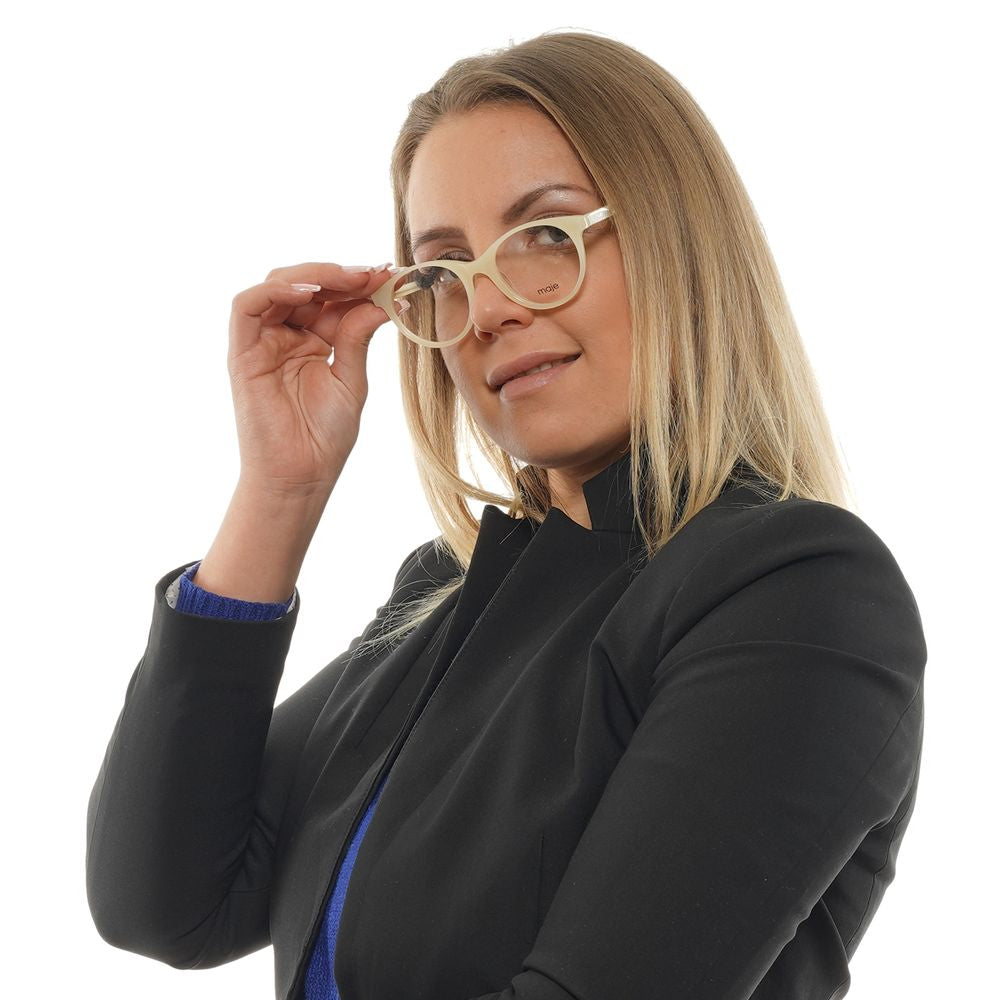 White Women Glasses Frame Maje