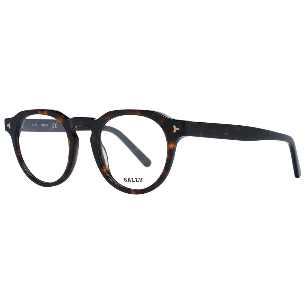Brown Men Glasses Frame Bally