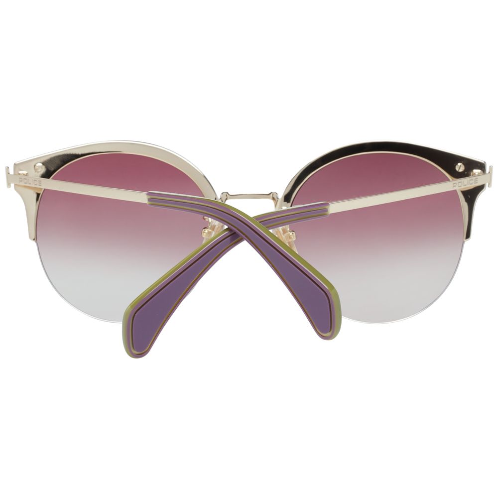 Gold Women Sunglass Police