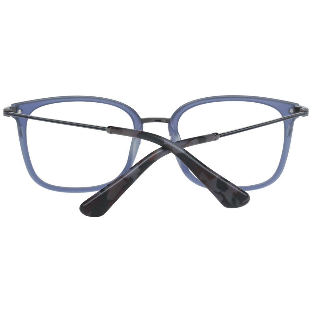 Blue Men Glasses Frame Police