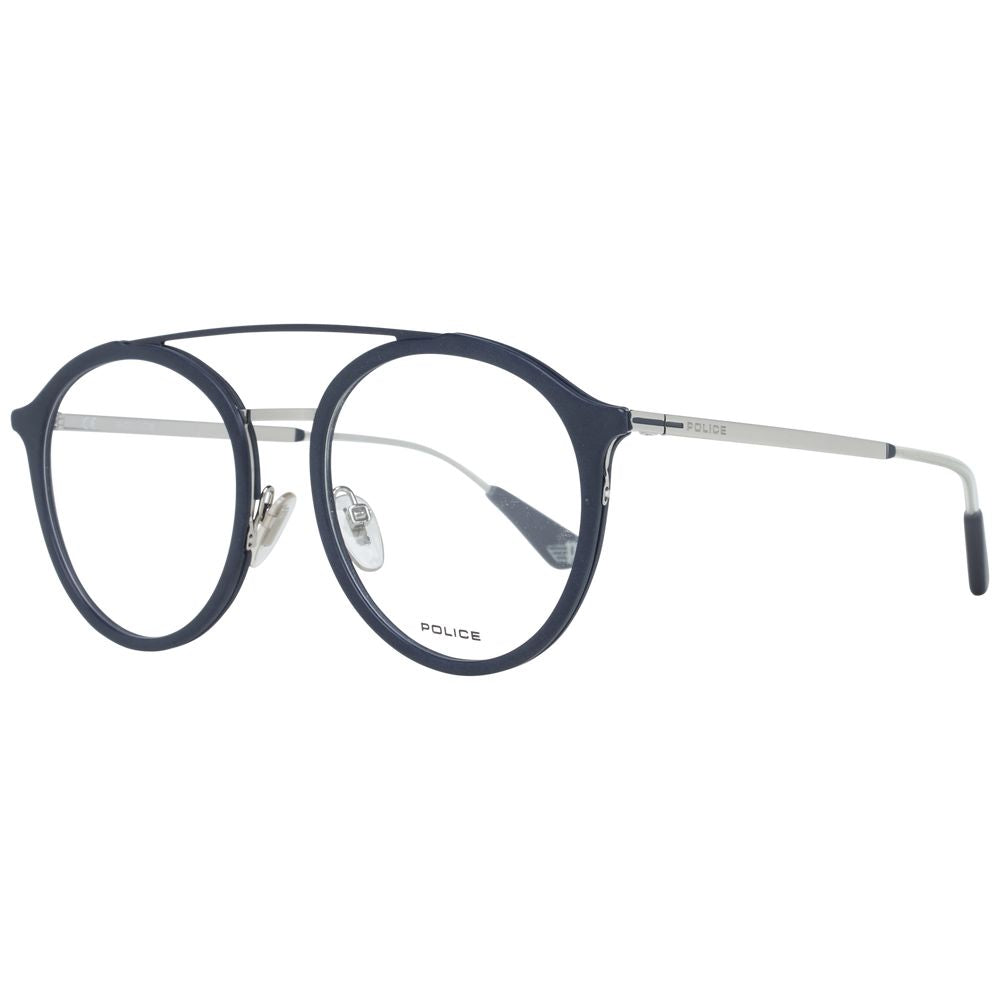 Gray Men Glasses Frame Police