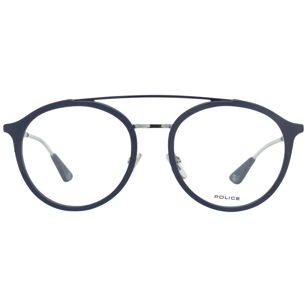 Gray Men Glasses Frame Police